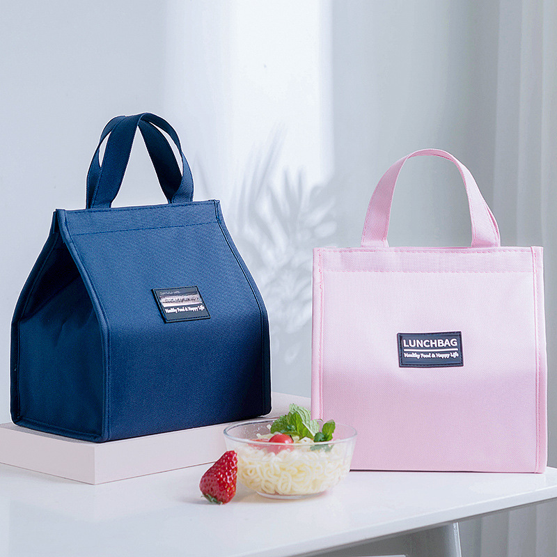 Oxford Cloth Large Insulated Lunch Tote