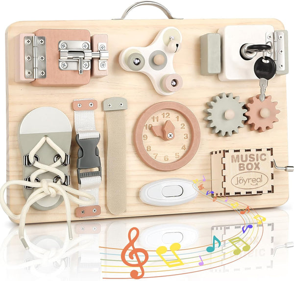 Busy Board Wooden Activity Toy