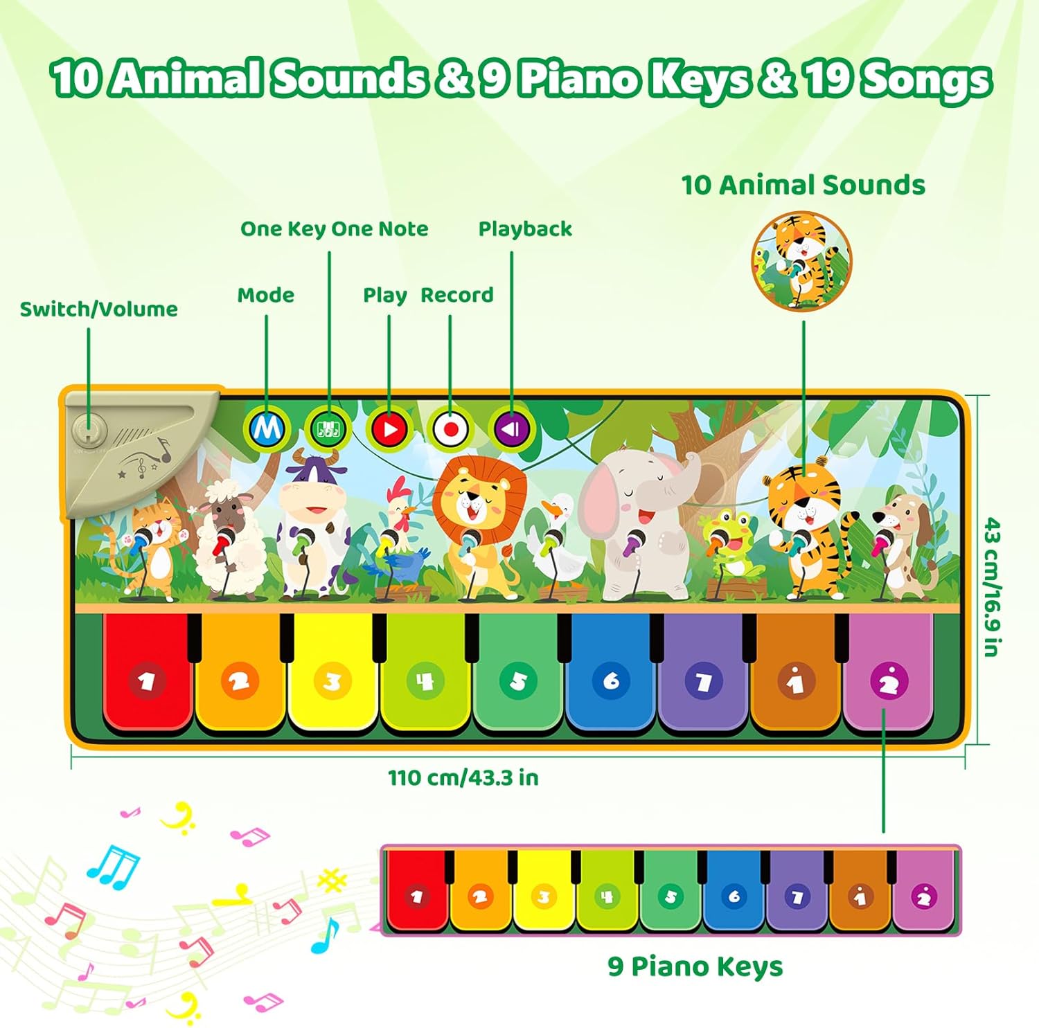 PlayPro Kids Musical Piano Mat