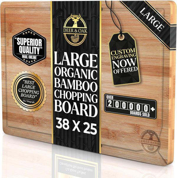 Deer Oak Large Bamboo Board